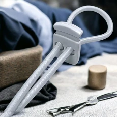 Plastic Stopper Two Hole 6 mm Hole Diameter Top Press - Rectangular Model H002301