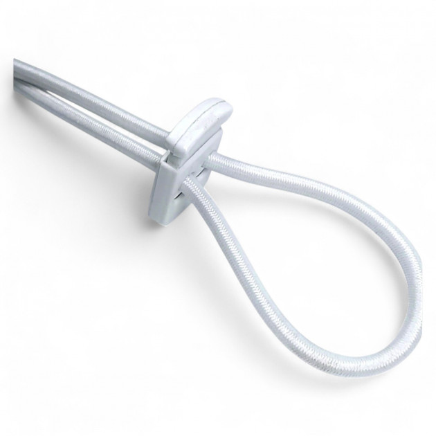 Plastic Stopper Two Hole 6 mm Hole Diameter Top Press - Rectangular Model H002301