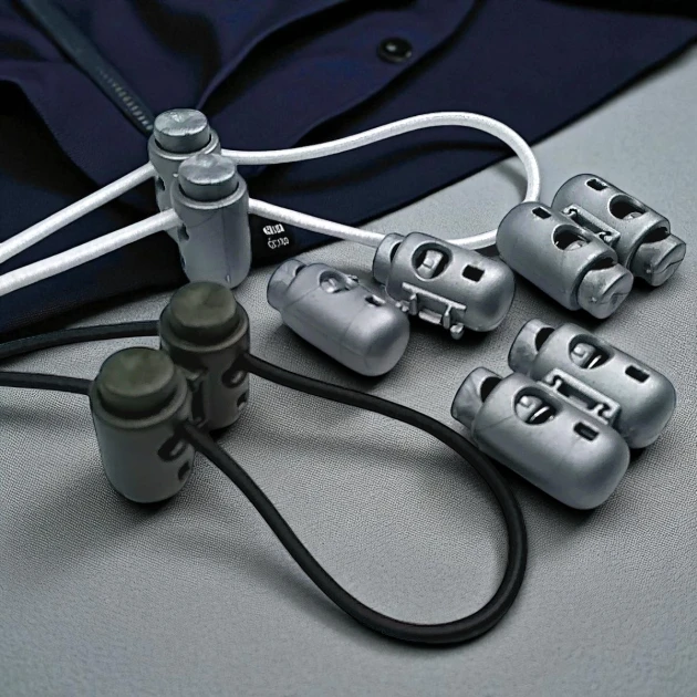 Ortadan Birbirine Geçmeli Üstten Basmalı  5 mm Delik Çaplı İki Delikli Plastik Stoper  H002308