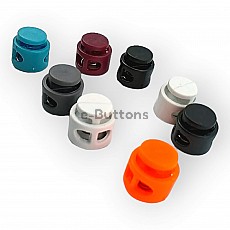 Plastic Stopper Two Hole 4 mm Hole Diameter Mine Stopper - Top Press H002808