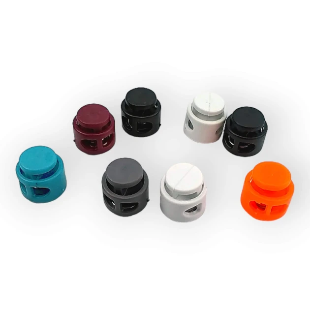 Plastic Stopper Two Hole 4 mm Hole Diameter Mine Stopper - Top Press H002808