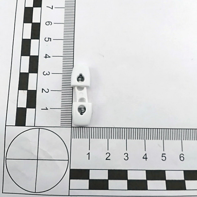 Plastic Stopper 4 mm Hole Diameter Two Hole Top - Bottom Press - Special Model H002917