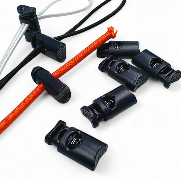 Plastic Stopper Single Hole  7 mm Hole Diameter Top Press -  H003014