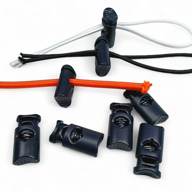 Plastic Stopper Single Hole  7 mm Hole Diameter Top Press -  H003014