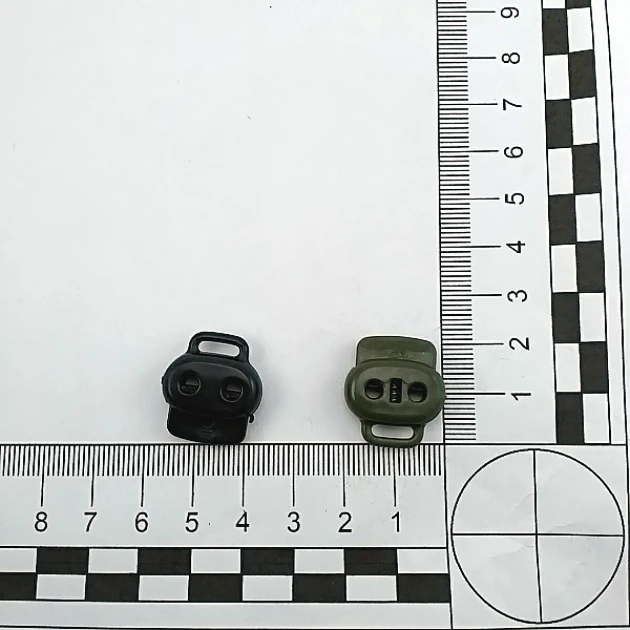 Plastik Stoper 3 mm Delik Çaplı İki Delikli Üstten Basmalı - Alttan Köprülü H003521