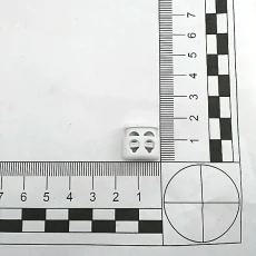 İki Delikli Plastik Stoper 4,5 mm Delik Çaplı Üstten Basmalı Stoper H004413