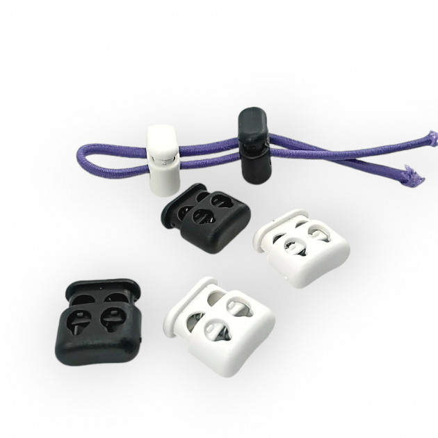 Top Press Stopper Two Hole Plastic Stopper 4.5 mm Hole Diameter H004413