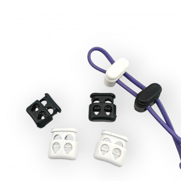 Top Press Stopper Two Hole Plastic Stopper 4.5 mm Hole Diameter H004413