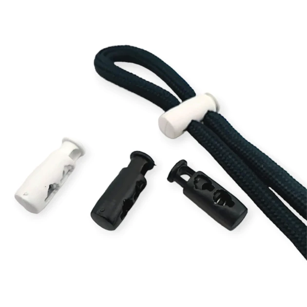 Two Hole 4 mm Hole Diameter Top Press Plastic Stopper - Plain Model H004416