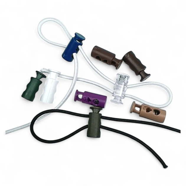 Two Hole 4 mm Hole Diameter Top Press Plastic Stopper - Plain Model H004416