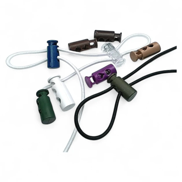 Two Hole 4 mm Hole Diameter Top Press Plastic Stopper - Plain Model H004416