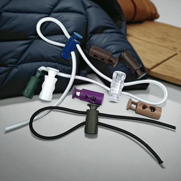 Two Hole 4 mm Hole Diameter Top Press Plastic Stopper - Plain Model H004416