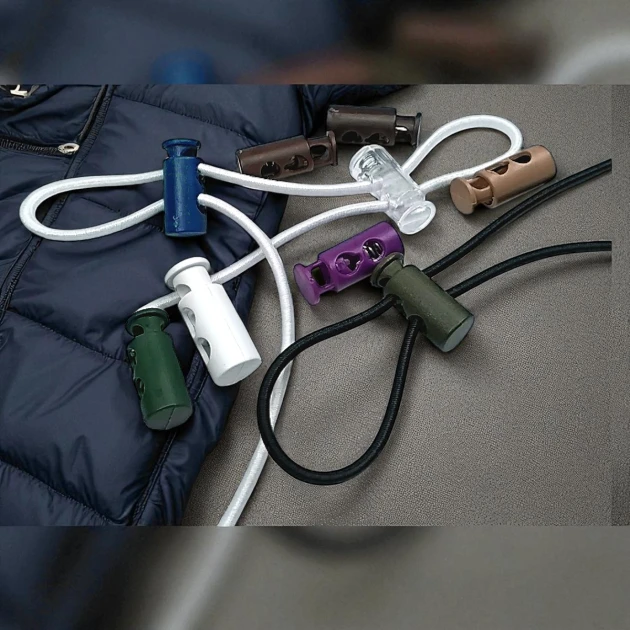 Two Hole 4 mm Hole Diameter Top Press Plastic Stopper - Plain Model H004416