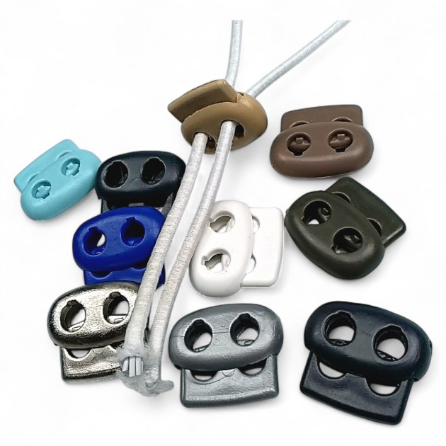 Plastic Stopper 5 mm Hole Diameter Two Hole Top Press H005002