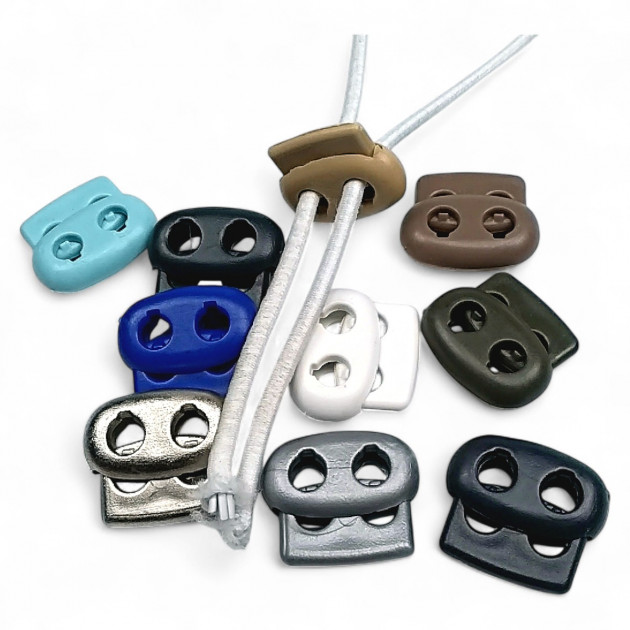 Plastic Stopper 5 mm Hole Diameter Two Hole Top Press H005002