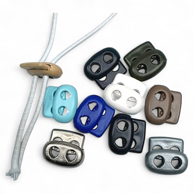 Plastic Stopper 5 mm Hole Diameter Two Hole Top Press H005002