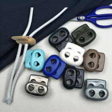 Plastic Stopper 5 mm Hole Diameter Two Hole Top Press H005002 Plastic Stopper 5 mm Hole Diameter Two Hole Top Press H005002