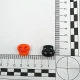 Plastic Stopper Two Hole 4 mm Hole Diameter Top Press H005005