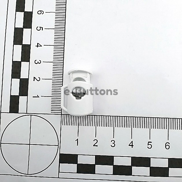 Plastic Stopper 7 mm Hole Diameter Single Hole Top Press - Side Bridge H005012