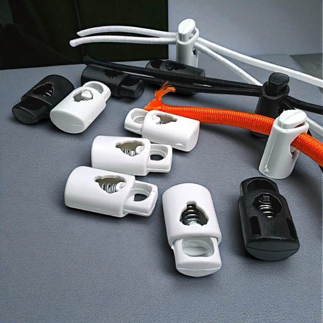 Single Hole Plastic Stopper  7 mm Hole Diameter Top Press H005026