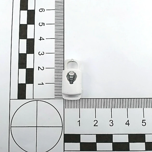 Plastic Stopper 6.5 mm Single Hole Hole Diameter Top Press - Bottom Bridge H005029
