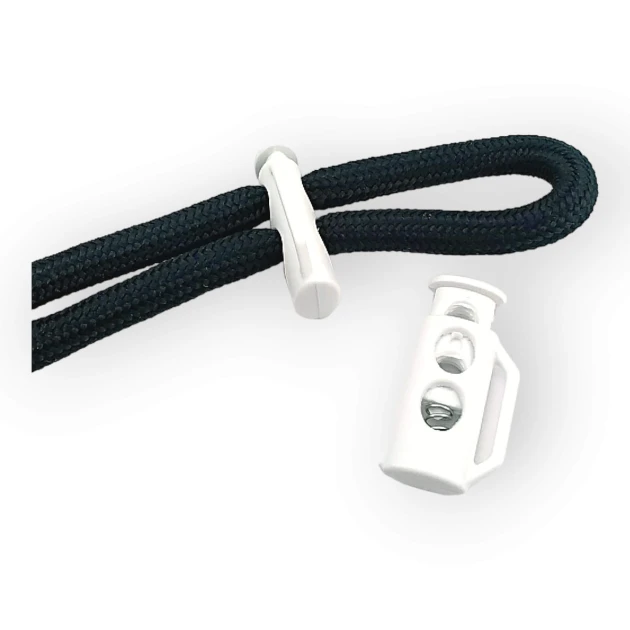 Plastik Stoper 4,5 mm Delik Çaplı İki Delikli Üstten Basmalı - Yandan Köprülü H005035