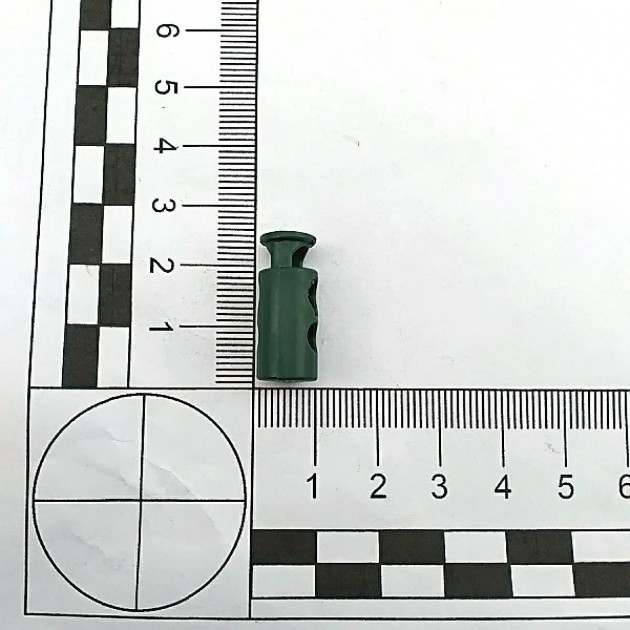 İki Delikli 5 mm Delik Çaplı Uzun Model Stoper Plastik Stoper - Üstten Basmalı H005036