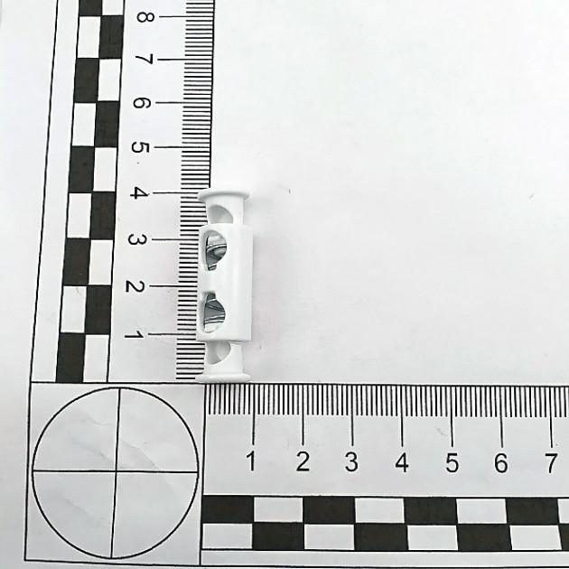 Plastic Stopper 5 mm Hole Diameter Two Hole Long Top - Bottom Push - Special Model H005037