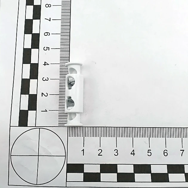 Plastic Stopper 5 mm Hole Diameter Two Hole Long Top - Bottom Push - Special Model H005037