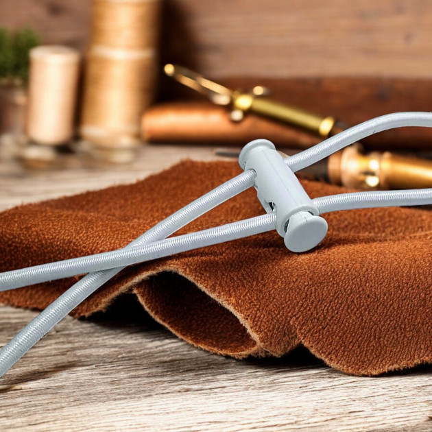 Plastic Stopper 5 mm Hole Diameter Two Hole Long Top - Bottom Push - Special Model H005037