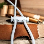 Plastic Stopper 5 mm Hole Diameter Two Hole Long Top - Bottom Push - Special Model H005037