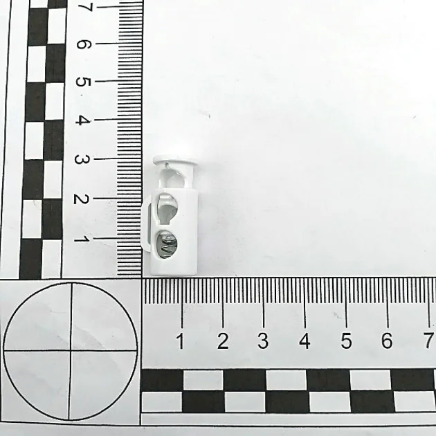Plastik Stoper 6 mm Delik Çaplı Büyük Model İki Delikli Üstten Basmalı - Yandan Köprülü H005048