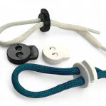 Two Hole 6 mm Hole Diameter Plastic Stopper Top Press - Circile Model Stopper H008023B