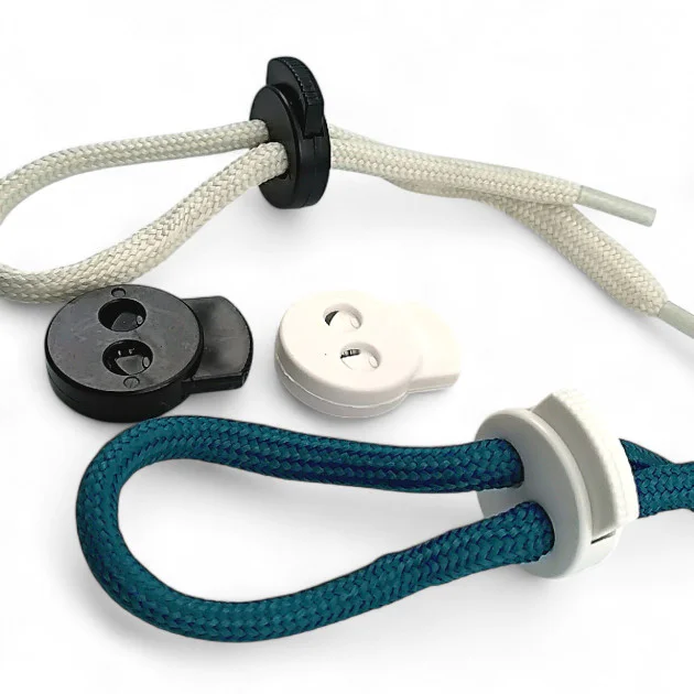 Two Hole 6 mm Hole Diameter Plastic Stopper Top Press - Circile Model Stopper H008023B