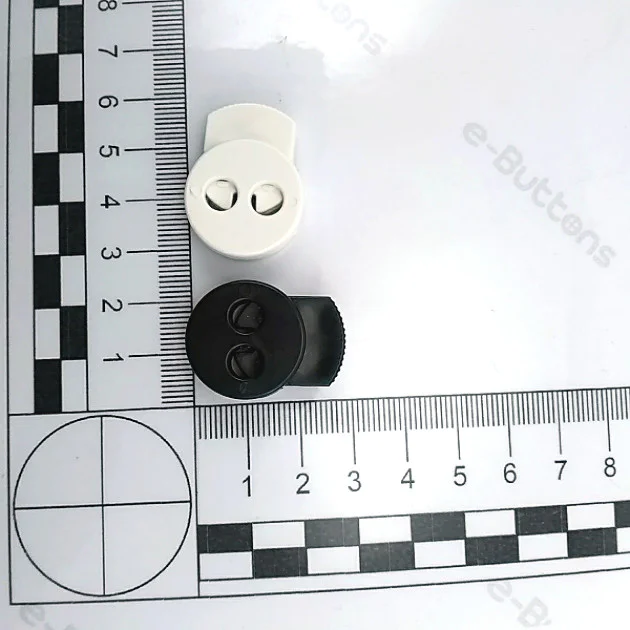 Two Hole 6 mm Hole Diameter Plastic Stopper Top Press - Circile Model Stopper H008023B