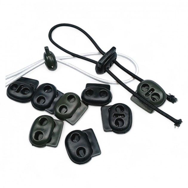 Plastic Stopper 5 mm Hole Diameter Two Hole Top Press H005004