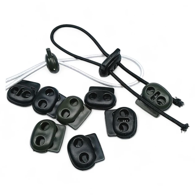 Plastic Stopper 5 mm Hole Diameter Two Hole Top Press H005004