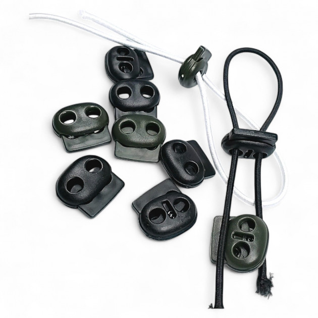 Plastic Stopper 5 mm Hole Diameter Two Hole Top Press H005004