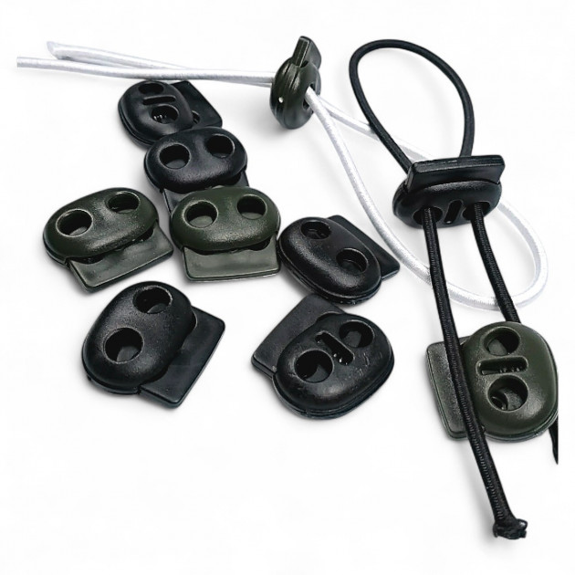 Plastic Stopper 5 mm Hole Diameter Two Hole Top Press H005004