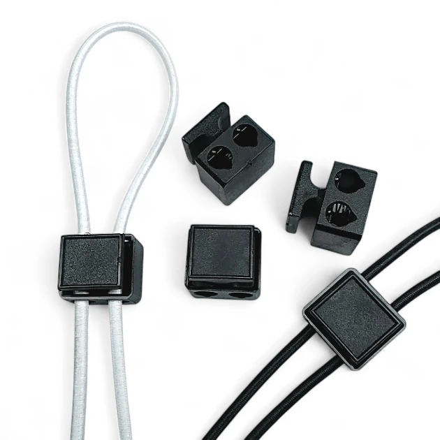 İki Delikli Plastik Stoper 5 mm Delik Çaplı Üstten Basmalı Stoper H008505