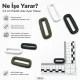 Askı Ayar Tokası 2,5 cm Plastik Dikdörtgen Toka H002820, siyah renk, çanta ve kemer projeleri için ideal, dayanıklı ve hafif