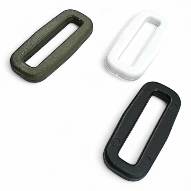 2.5 cm - 1" Plastic Rectangular Buckle Strap Adjustment Buckle H002820