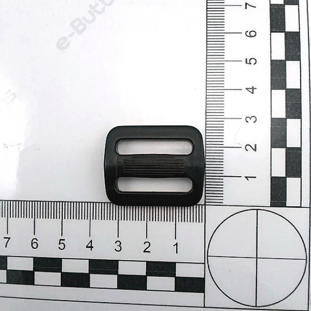 2.5 cm - 1" Strap Adjustment Buckle Plastic Lightweight Center Curved H002822