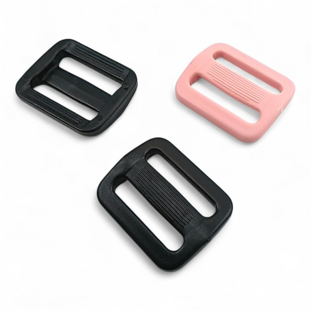 2.5 cm - 1" Strap Adjustment Buckle Plastic Lightweight Center Curved H002822