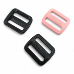2.5 cm - 1" Strap Adjustment Buckle Plastic Lightweight Center Curved H002822