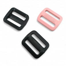 2.5 cm - 1" Strap Adjustment Buckle Plastic Lightweight Center Curved H002822