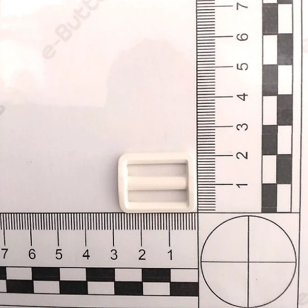 2 cm - 0,79" Plastic Strap Adjustment Buckle Lightly Curved H002909