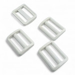 2 cm - 0,79" Plastic Strap Adjustment Buckle Lightly Curved H002909