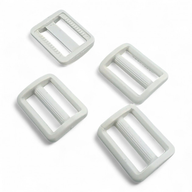 2 cm - 0,79" Plastic Strap Adjustment Buckle Lightly Curved H002909