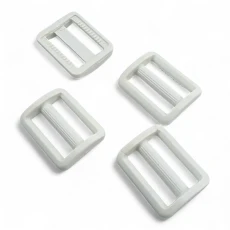 2 cm - 0,79" Plastic Strap Adjustment Buckle Lightly Curved H002909